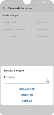 Pulsa DESHABILITAR.