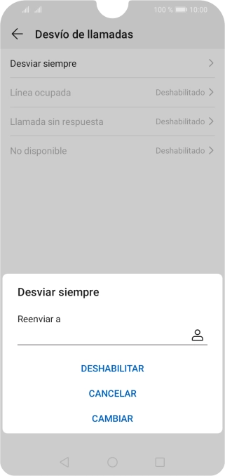 Pulsa DESHABILITAR.