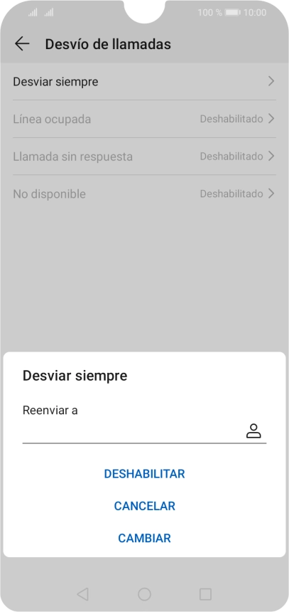 Pulsa DESHABILITAR.