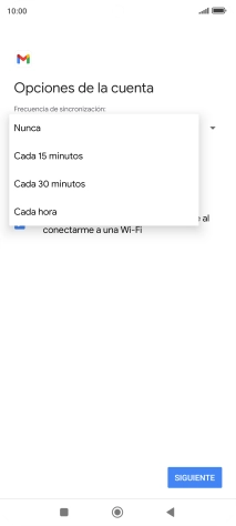 Pulsa el ajuste deseado.