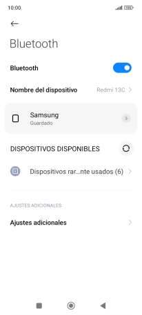 Pulsa la tecla de inicio para terminar y regresar a la pantalla de inicio.