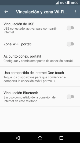 Pulsa Aj. punto conex. portátil.