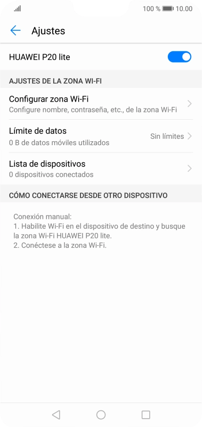 Pulsa la tecla de inicio para terminar y regresar a la pantalla de inicio.