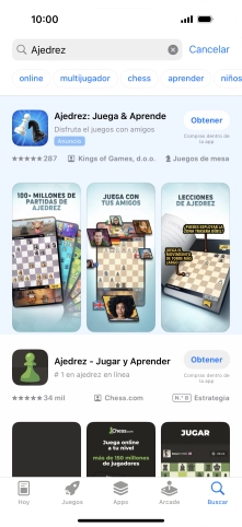 Pulsa la app deseada.