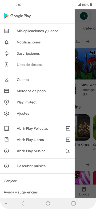 Pulsa Ajustes.