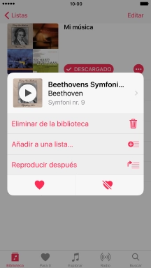 Pulsa la función deseada y sigue las indicaciones de la pantalla para utilizar la función seleccionada.