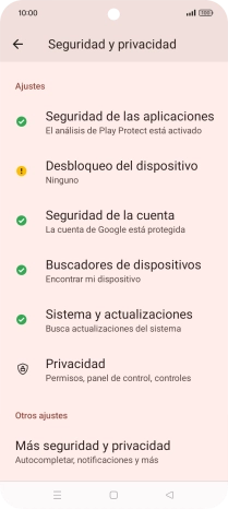 Pulsa Sistema y actualizaciones.