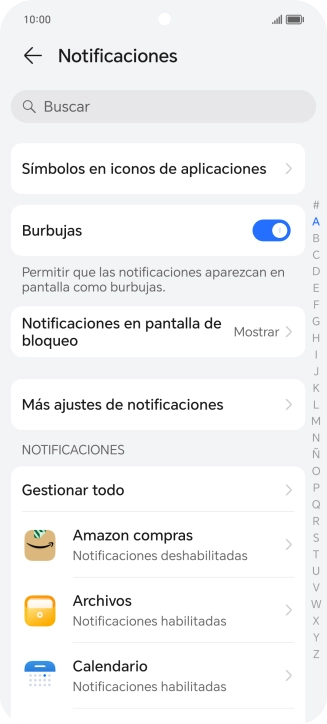 Pulsa Gestionar todo.
