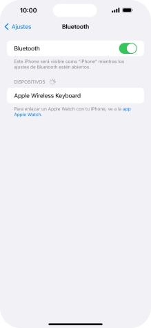 Pulsa el dispositivo Bluetooth deseado y sigue las indicaciones de la pantalla para vincular el dispositivo al teléfono.