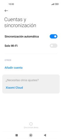Pulsa Añadir cuenta.