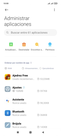 Pulsa la app deseada.