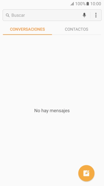 Pulsa el icono de nuevo mensaje.