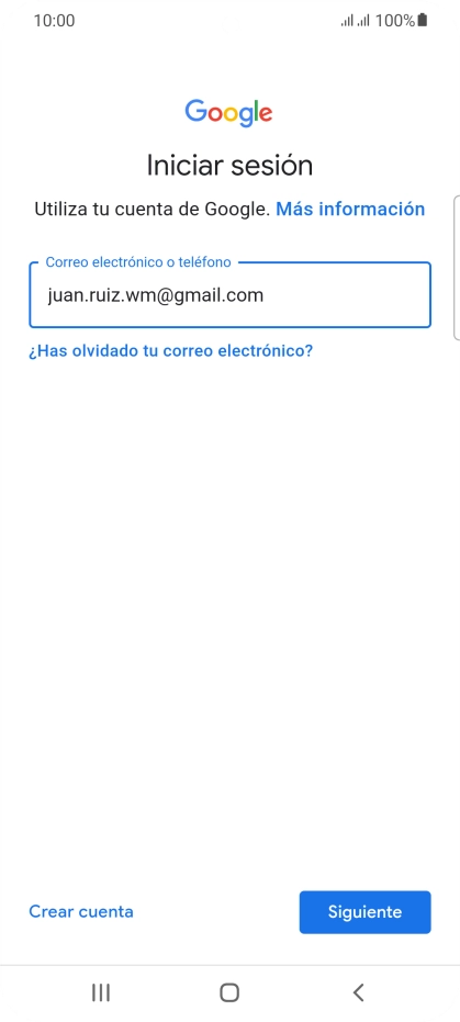 Pulsa Siguiente.
