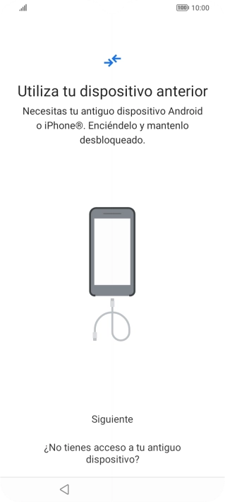 Pulsa Siguiente.
