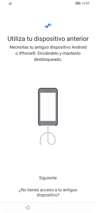Pulsa Siguiente.