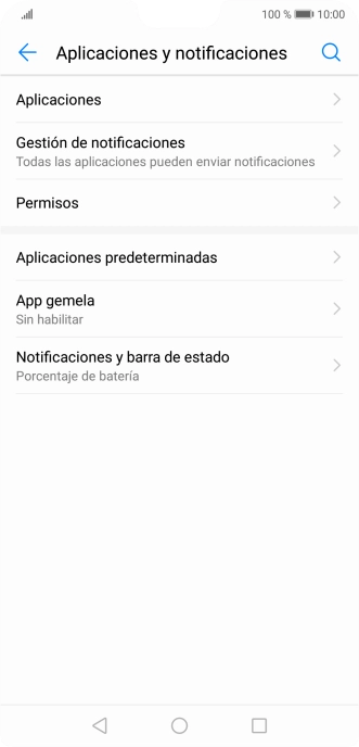 Pulsa Gestión de notificaciones.