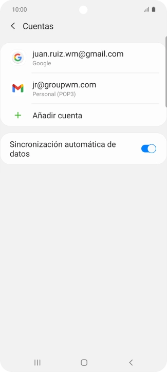 Pulsa la tecla de inicio para terminar y regresar a la pantalla de inicio.
