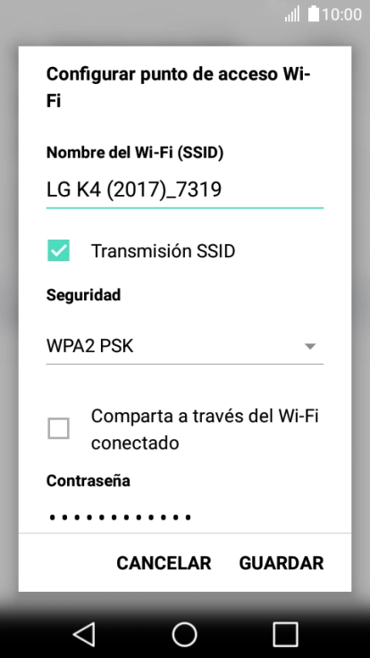 Pulsa en el campo bajo 