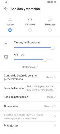 Pulsa Tono de llamada.