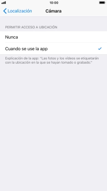 Pulsa el ajuste deseado para activar o desactivar la función.