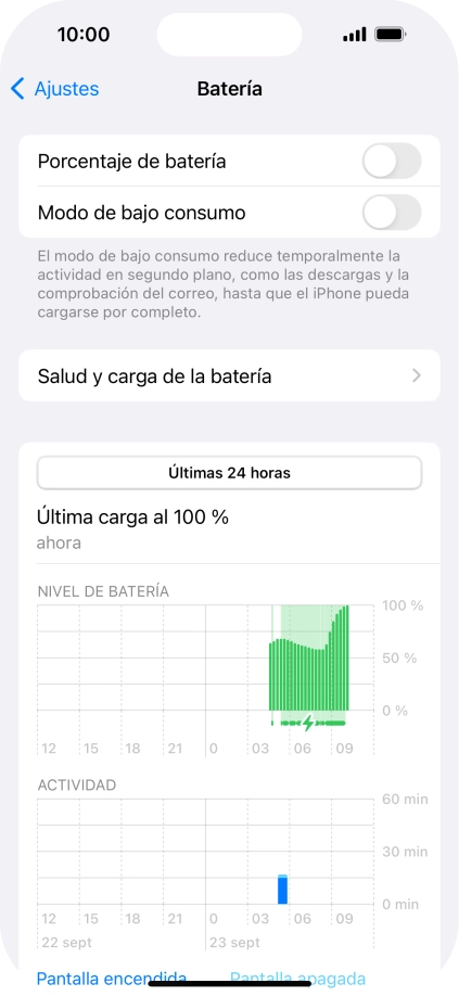 Pulsa el indicador junto a 