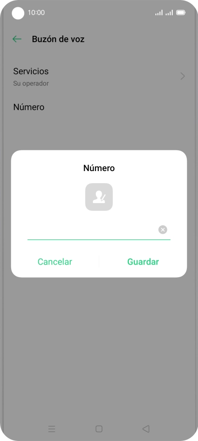 Introduce 22177 y pulsa Guardar.