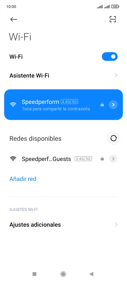 Pulsa la tecla de inicio para terminar y regresar a la pantalla de inicio.