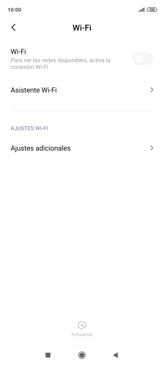 Pulsa el indicador junto a 