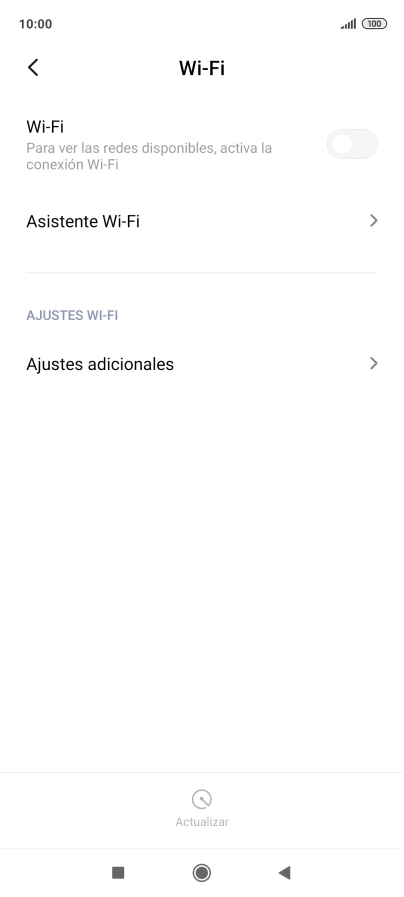 Pulsa el indicador junto a 