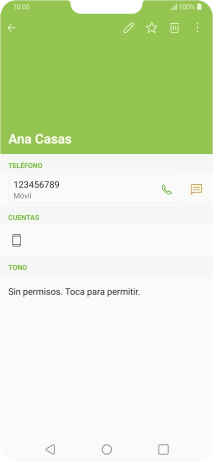 Pulsa la tecla de inicio para terminar y regresar a la pantalla de inicio.