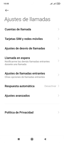 Pulsa Ajustes de desvío de llamadas.