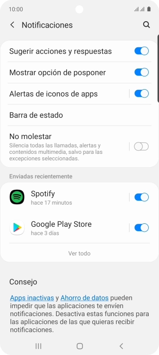 Pulsa Ver todo.