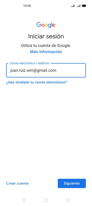 Pulsa Siguiente.