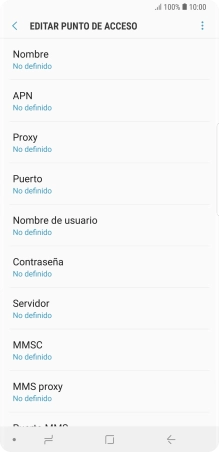 Pulsa Nombre.