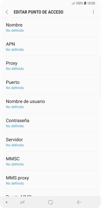 Pulsa Nombre.