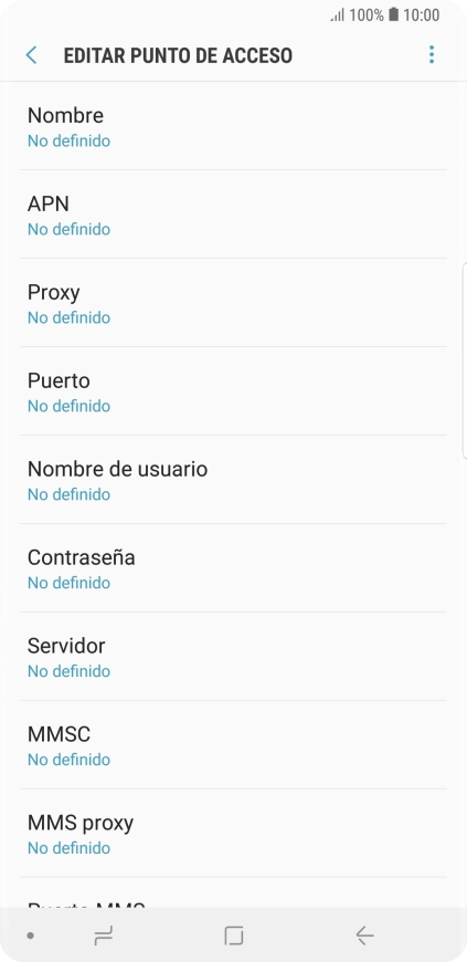 Pulsa Nombre.