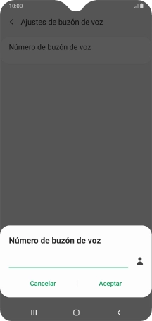 Introduce 22177 y pulsa Aceptar.