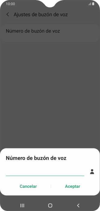 Introduce 22177 y pulsa Aceptar.