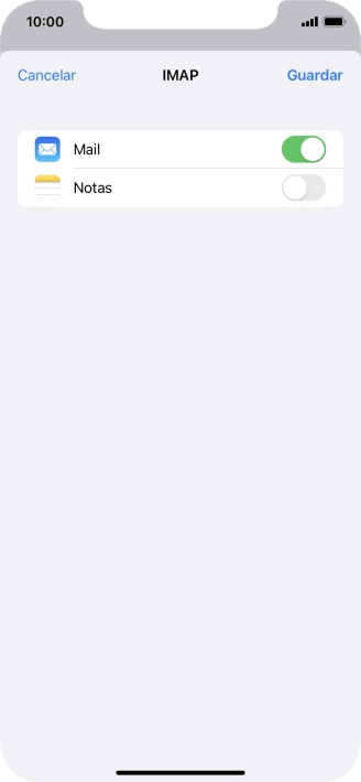 Pulsa Guardar. Ahora se ha configurado tu cuenta de correo electrónico. Si deseas seleccionar más ajustes del servidor de correo de entrada o de salida, continúa con los pasos siguientes.