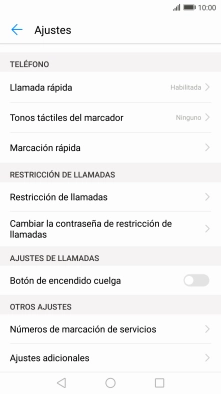 Pulsa Ajustes adicionales.