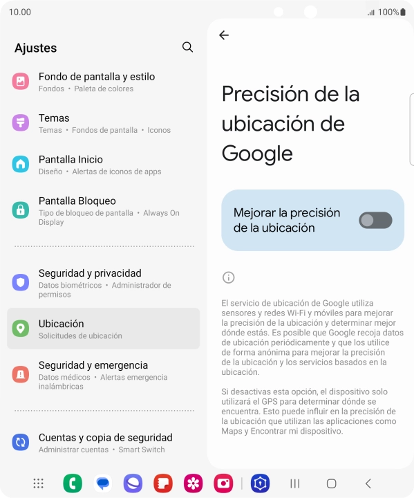 Si pulsas el indicador junto a 