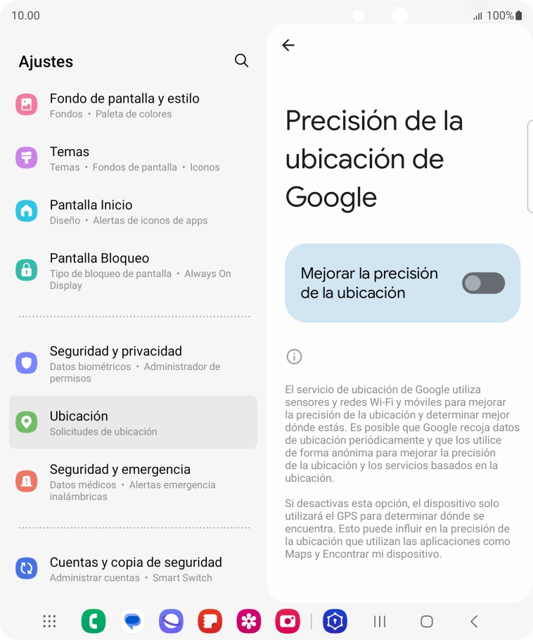 Si pulsas el indicador junto a 