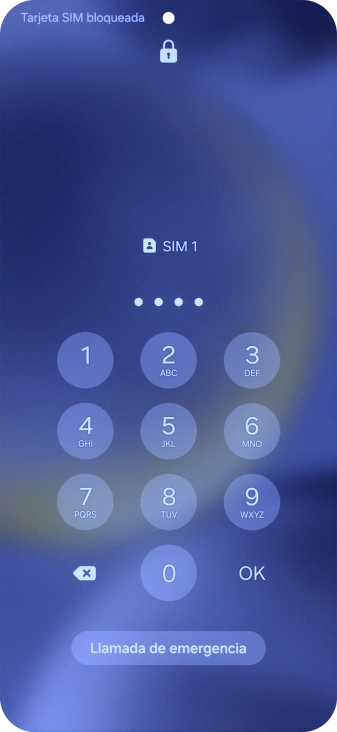 Si lo solicita el teléfono, introduce el código PIN y pulsa OK.