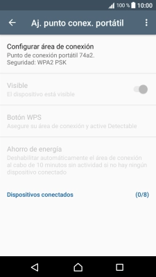 Pulsa Configurar área de conexión.