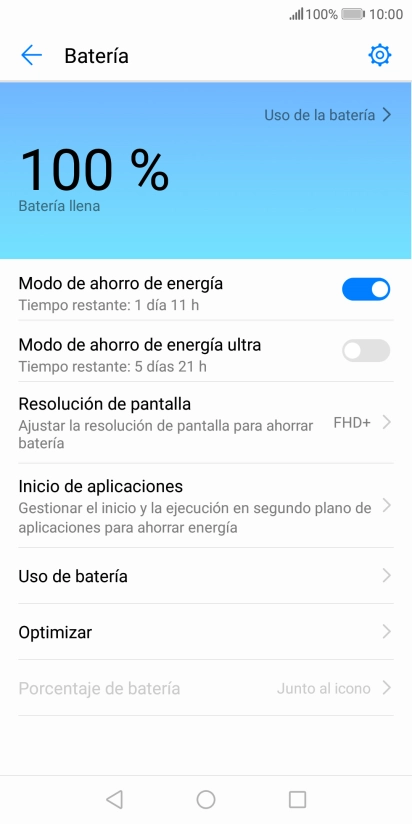 Pulsa la tecla de inicio para terminar y regresar a la pantalla de inicio.