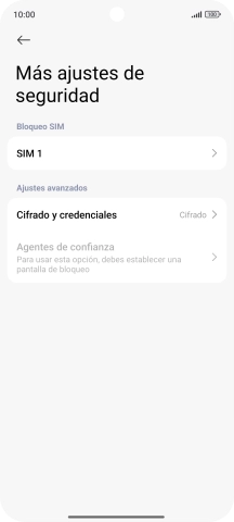 Pulsa el nombre de la tarjeta SIM.