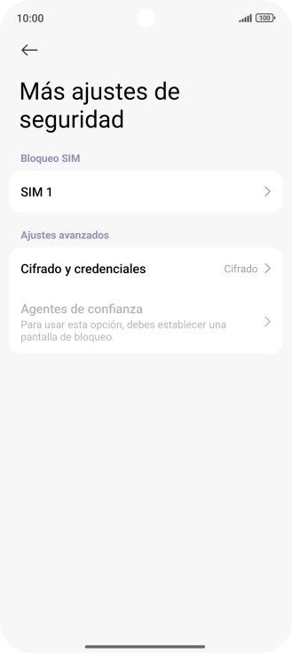 Pulsa el nombre de la tarjeta SIM.