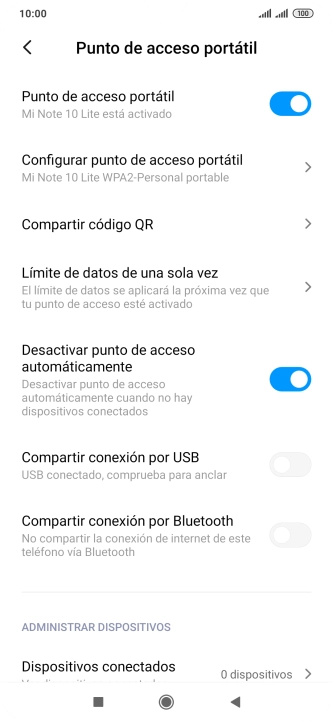 Pulsa la tecla de inicio para terminar y regresar a la pantalla de inicio.
