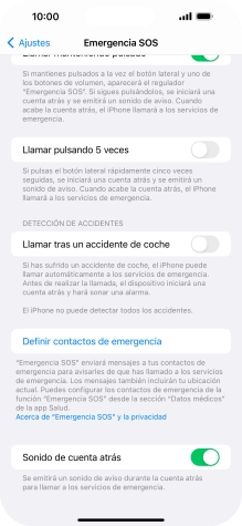 Pulsa el indicador junto a 