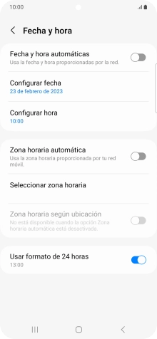 Pulsa el indicador junto a 